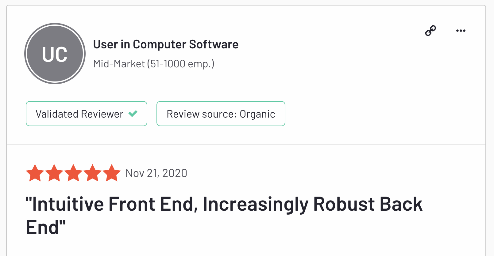 ChartHop Winter 2021 G2 Review